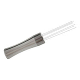 Maxbell Manual Espresso Distribution Tool Professional Metal Durable for Bars Office Argent