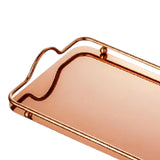 Maxbell European Style Fruit Plate Stainless Steel Decor Snack Nut Tableware Bowl Rose Gold