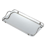 Maxbell European Style Fruit Plate Stainless Steel Decor Snack Nut Tableware Bowl Silver