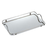 Maxbell European Style Fruit Plate Stainless Steel Decor Snack Nut Tableware Bowl Silver