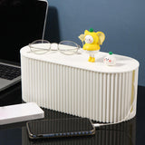 Maxbell Cable Management Box Hide Conceal Cord Organizer Box for Computer Desk white