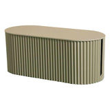 Maxbell Cable Management Box Hide Conceal Cord Organizer Box for Computer Desk grey green