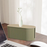 Maxbell Cable Management Box Hide Conceal Cord Organizer Box for Computer Desk grey green