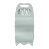 Maxbell Washing Board Washing Scrubbing Board with Soap Holder for Laundry Tools light blue