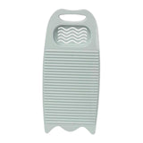 Maxbell Washing Board Washing Scrubbing Board with Soap Holder for Laundry Tools light blue