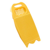 Maxbell Washing Board Washing Scrubbing Board with Soap Holder for Laundry Tools yellow