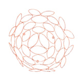 Maxbell Fruit Bowl Vegetables Holder Hollow Out for Table Office Dining Room Circular