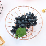 Maxbell Fruit Bowl Vegetables Holder Hollow Out for Table Office Dining Room Geometry