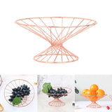 Maxbell Fruit Bowl Vegetables Holder Hollow Out for Table Office Dining Room Geometry