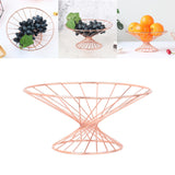 Maxbell Fruit Bowl Vegetables Holder Hollow Out for Table Office Dining Room Geometry