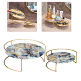 Maxbell Bathroom Counter Organizer Multifunctional for Skincare Product Lipstick Colorful