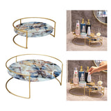 Maxbell Bathroom Counter Organizer Multifunctional for Skincare Product Lipstick Colorful
