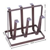 Maxbell Cup Drying Rack Stand Non Slip Organizer for Tea Cups Drinking Glass Kitchen