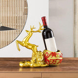 Maxbell Bottle Holder Rack Display Stand Free Standing for Decoration Aureate