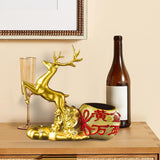 Maxbell Bottle Holder Rack Display Stand Free Standing for Decoration Aureate