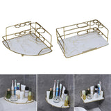 Maxbell Bathroom Countertop Organizer Corner for holder Countertop Bathroom Sector