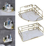 Maxbell Bathroom Countertop Organizer Corner for holder Countertop Bathroom Sector