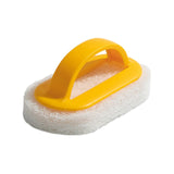 Maxbell Multipurpose Dish Brush with Handle Dish Scrubber for Cleaning Utensils Yellow
