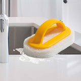 Maxbell Multipurpose Dish Brush with Handle Dish Scrubber for Cleaning Utensils Yellow