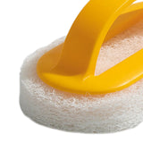 Maxbell Multipurpose Dish Brush with Handle Dish Scrubber for Cleaning Utensils Yellow