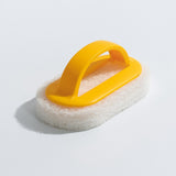 Maxbell Multipurpose Dish Brush with Handle Dish Scrubber for Cleaning Utensils Yellow