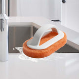 Maxbell Multipurpose Dish Brush with Handle Dish Scrubber for Cleaning Utensils White