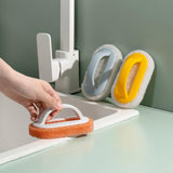 Maxbell Multipurpose Dish Brush with Handle Dish Scrubber for Cleaning Utensils White