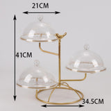 Maxbell Cupcake Stand Display Stand Serving Stand Storage Rack for Buffet Dessert with lid