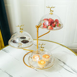 Maxbell Cupcake Stand Display Stand Serving Stand Storage Rack for Buffet Dessert with lid