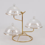 Maxbell Cupcake Stand Display Stand Serving Stand Storage Rack for Buffet Dessert with lid