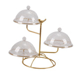 Maxbell Cupcake Stand Display Stand Serving Stand Storage Rack for Buffet Dessert with lid