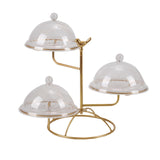 Maxbell Cupcake Stand Display Stand Serving Stand Storage Rack for Buffet Dessert with lid