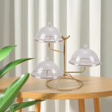 Maxbell Cupcake Stand Display Stand Serving Stand Storage Rack for Buffet Dessert with lid