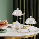 Maxbell Cupcake Stand Display Stand Serving Stand Storage Rack for Buffet Dessert with lid