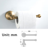 Maxbell Adjustable Toilet Paper Roll Holder Adhesive Tissue Organizer for Home