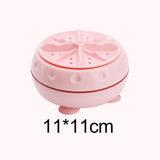 Maxbell Household Mini Washing Machine USB Powered for Business Trip Camping Outdoor Pink