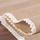 Maxbell Rustic desk Runner Rectangle Handmade for Banquet Wedding Decor 30cmx180cm