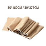 Maxbell Rustic desk Runner Rectangle Handmade for Banquet Wedding Decor 30cmx180cm