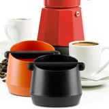 Maxbell Espresso Knock Container Espresso Waste Bin Non Slip Base for Home Black