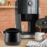 Maxbell Espresso Knock Container Espresso Waste Bin Non Slip Base for Home Black