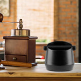 Maxbell Espresso Knock Container Espresso Waste Bin Non Slip Base for Home Black