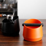 Maxbell Espresso Knock Container Espresso Waste Bin Non Slip Base for Home Orange