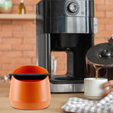 Maxbell Espresso Knock Container Espresso Waste Bin Non Slip Base for Home Orange