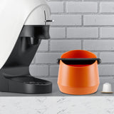 Maxbell Espresso Knock Container Espresso Waste Bin Non Slip Base for Home Orange