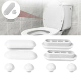 Maxbell Bidet Toilet Lid Bumpers Replacement Kit Toilet Accessories for Hotel Home White