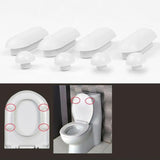 Maxbell Bidet Toilet Lid Bumpers Replacement Kit Toilet Accessories for Hotel Home White