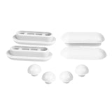 Maxbell Bidet Toilet Lid Bumpers Replacement Kit Toilet Accessories for Hotel Home White