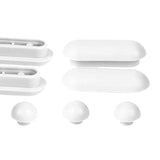 Maxbell Bidet Toilet Lid Bumpers Replacement Kit Toilet Accessories for Hotel Home White