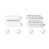 Maxbell Bidet Toilet Lid Bumpers Replacement Kit Toilet Accessories for Hotel Home White