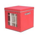 Maxbell Christmas Bauble Storage Box Transparent Container Lattices for Home Xmas